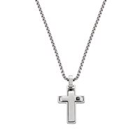 Collar Amen Hombre Acciaio uomo in Acero Zircone ACCL1027 - ACCL1027